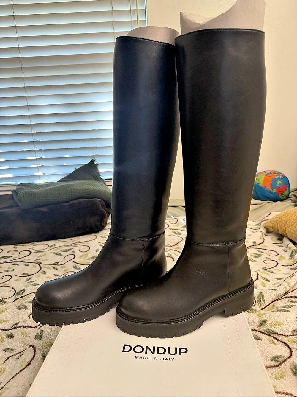 Dondup WS229 Black Over-the-Knee Boots EU 37